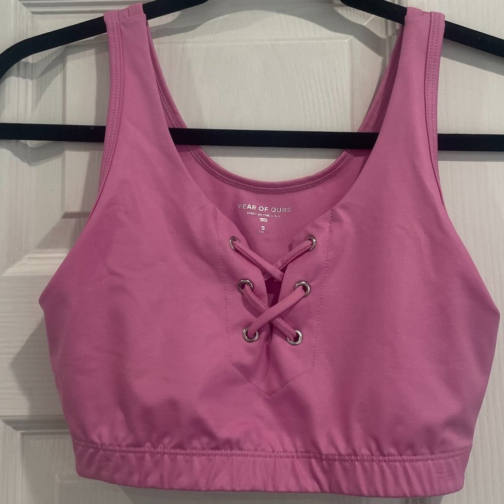 Year of Ours Pink Sports Bra